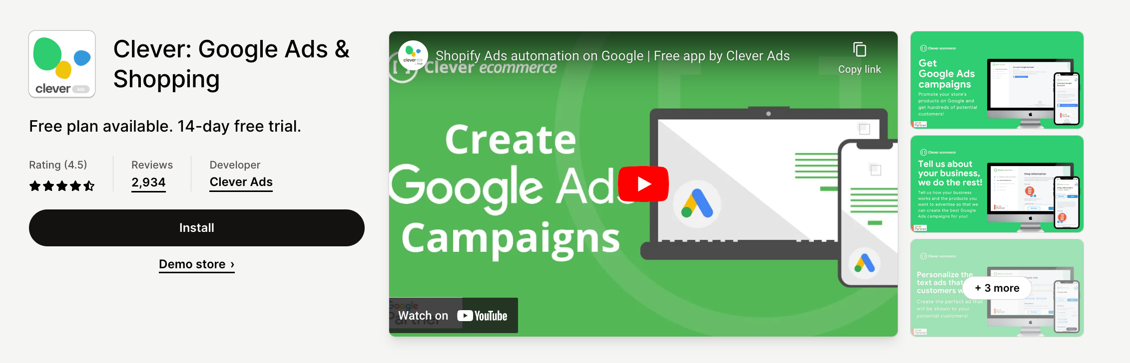 Clever: Google Ads & Shopping