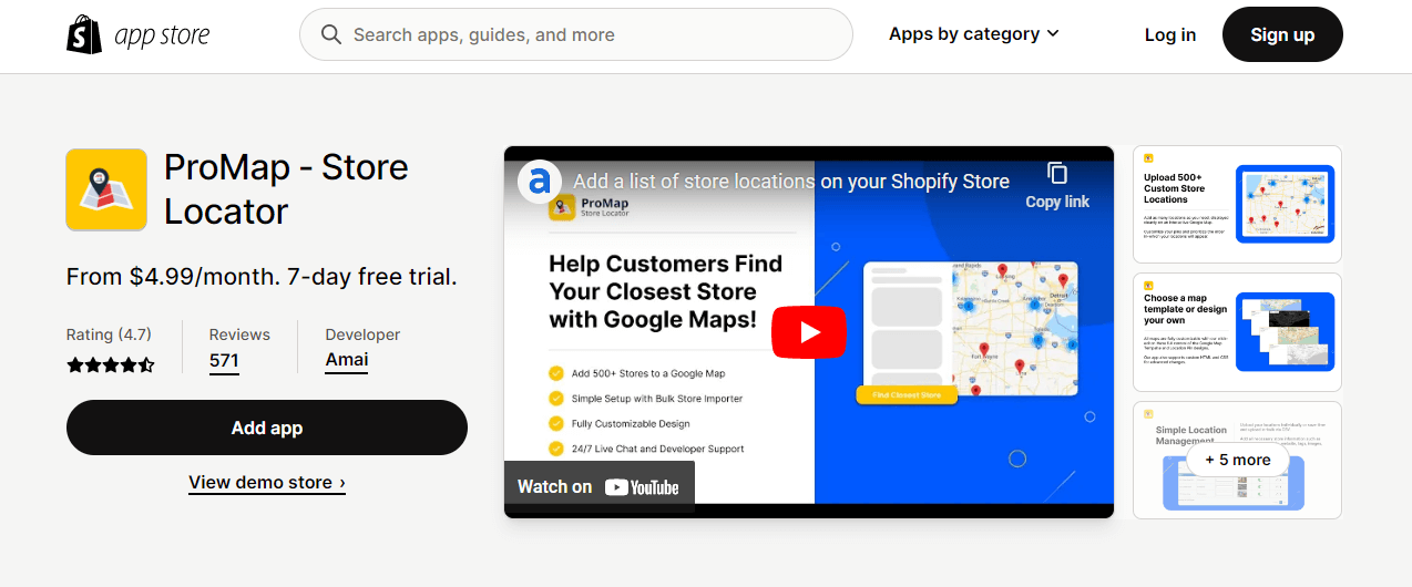 best google maps apps for Shopify stores