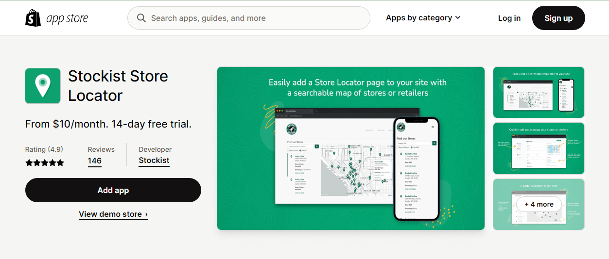 Shopify google maps apps