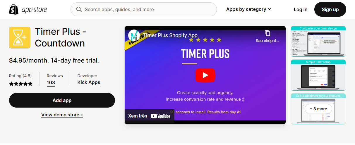 Timer Plus ‑ Countdown