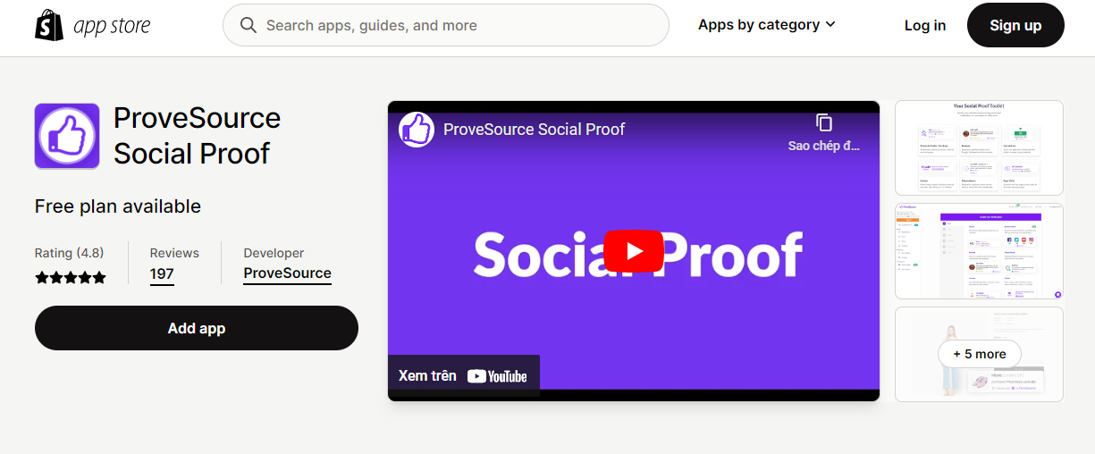 ProveSource Social Proof
