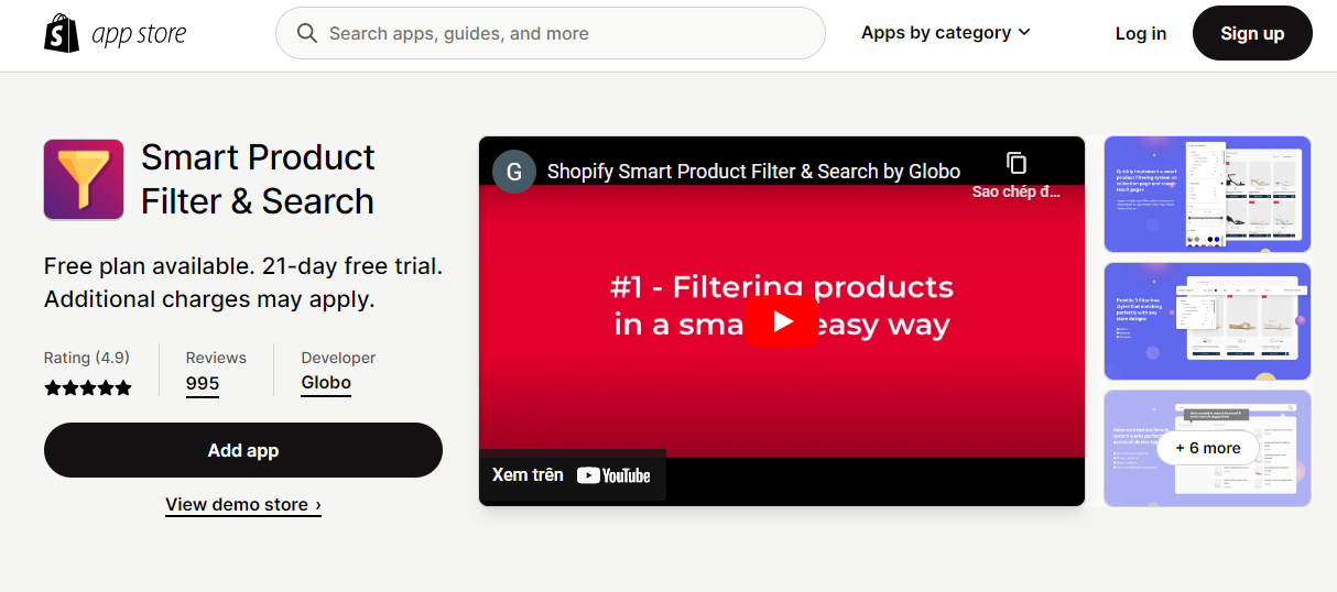 Smart Product Filter & Search