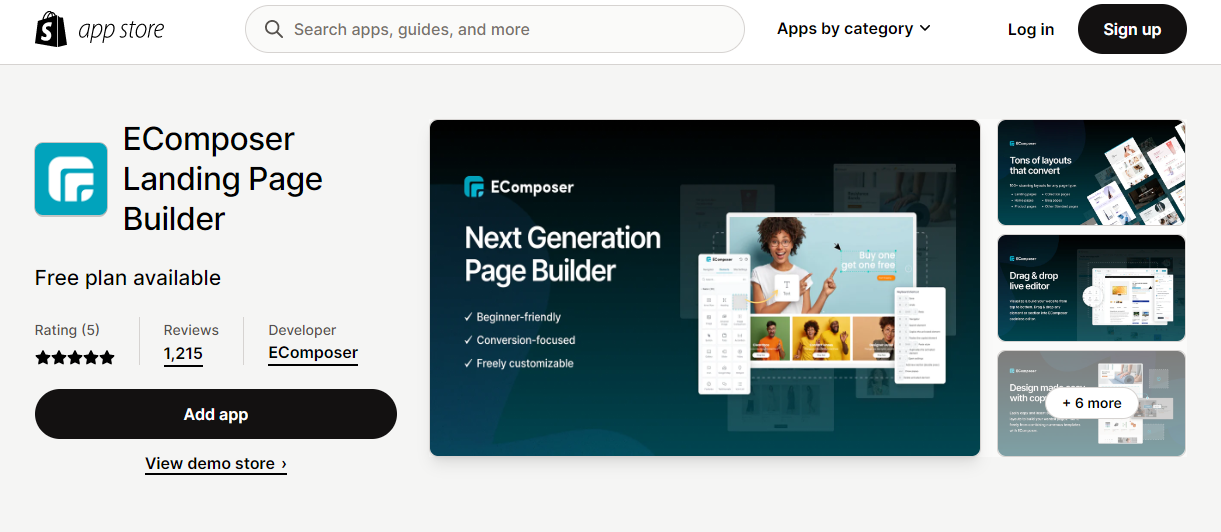 Sales notification by EComposer Page Builder