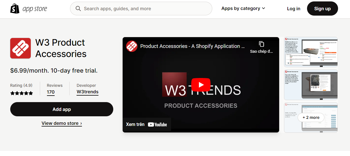 W3 Product Accessories