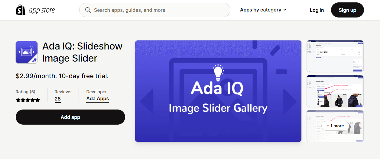 Best image slider apps in Shopify