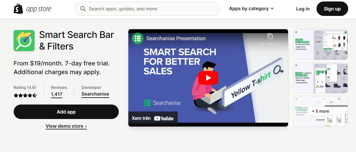 Smart Search Bar & Filters
