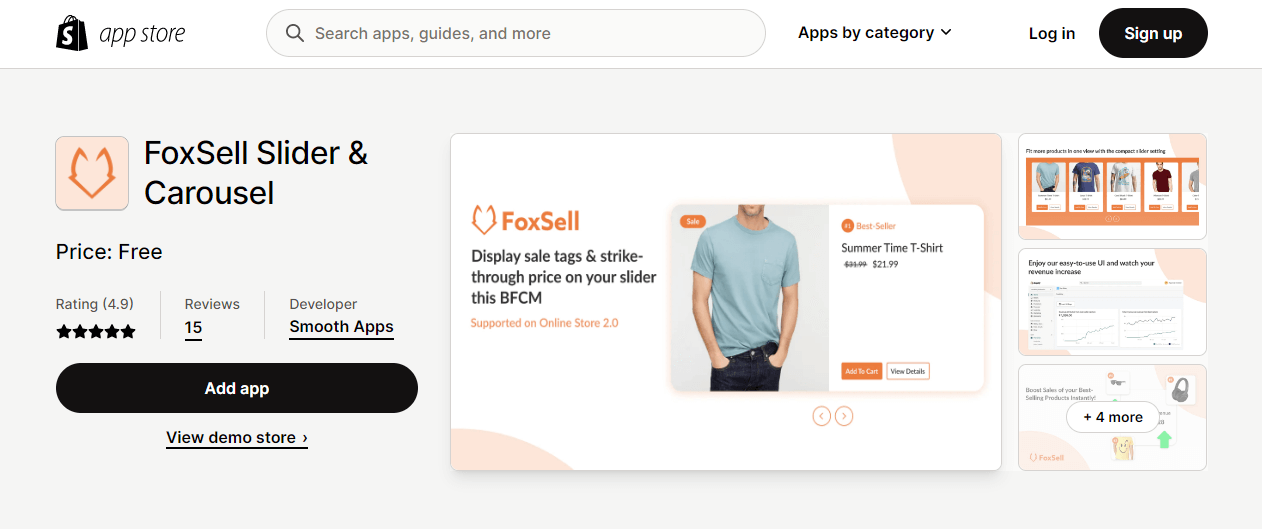 Shopify image slider apps for eCommerce stores