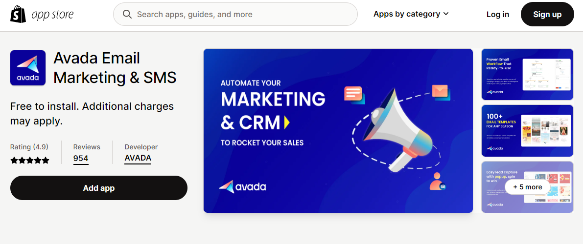 Avada Email Marketing & SMS