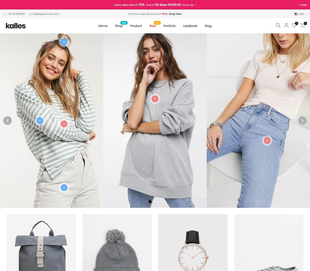 Kalles – The4™ Official Site | The Best Fashion Shopify Theme 2022