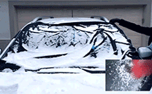 Abdeckung Frontscheibe Auto Frost Schnee