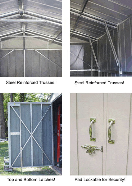 Commander 10x30 Steel Storage Shed Building – The Better 