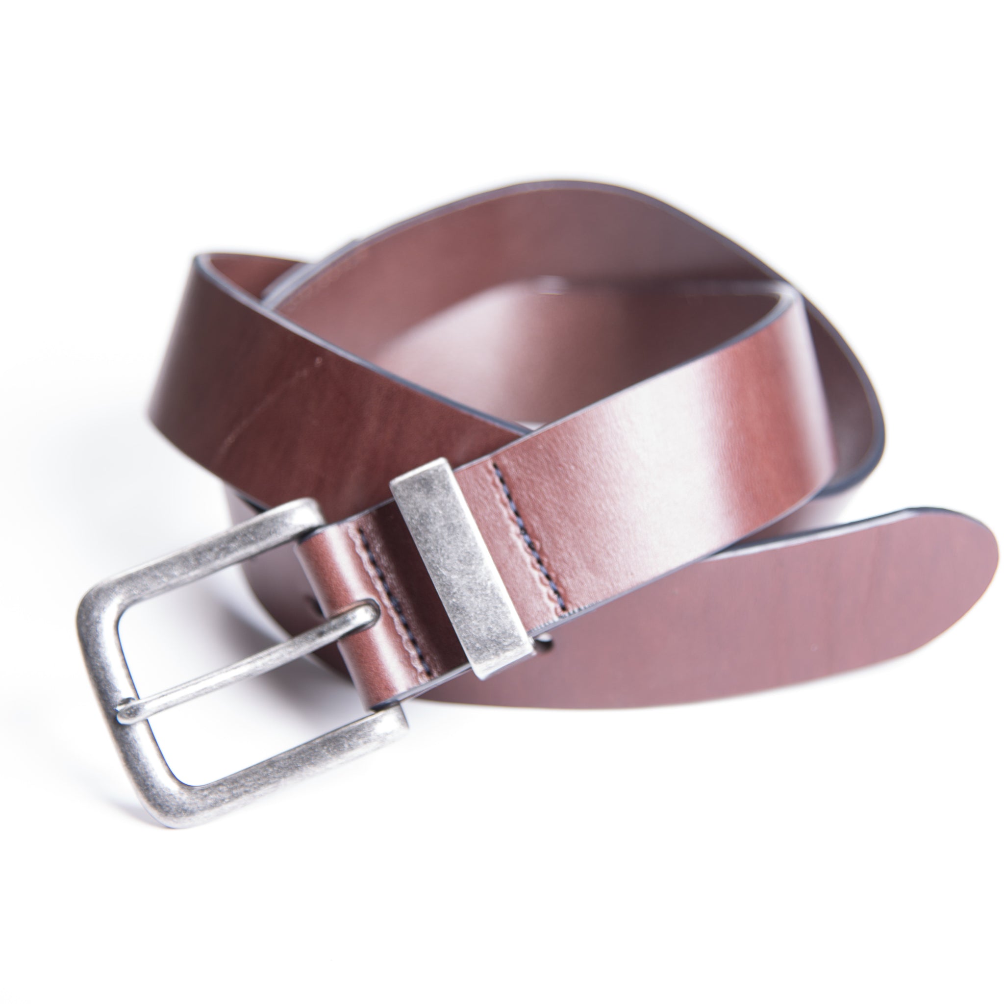 Men’s Leather Belts - Metal Keeper Casual Genuine Leather Belt | Joe’s Accessories - Joe&#39;s ...