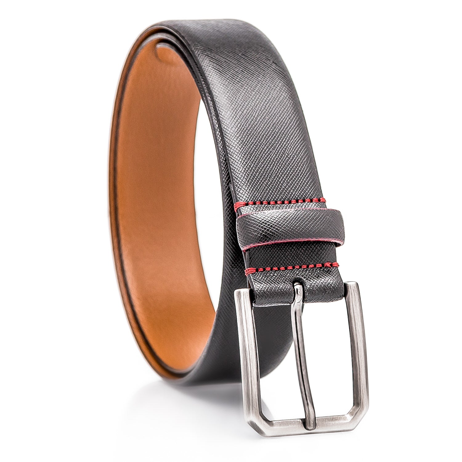 italian leather dress belt