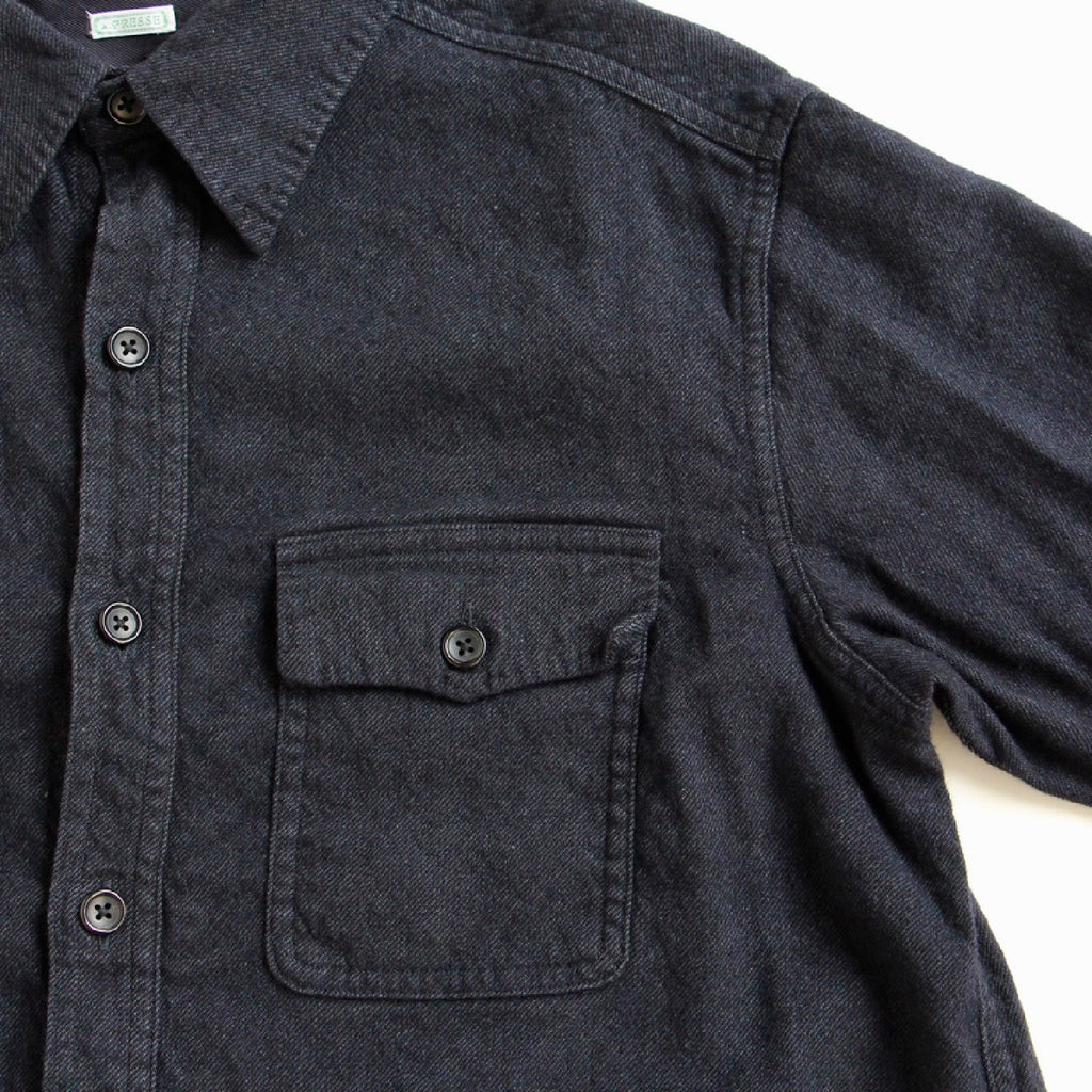 ☆未使用 A PRESSE(アプレッセ) CPO Shirts カーキ サイズ2 シャツ