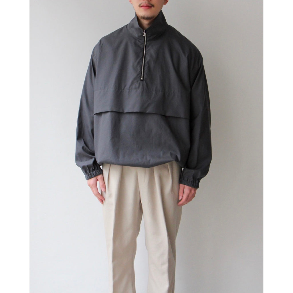 Suvin Sharkskin Stand Collar Anorak | ref. / Web Store