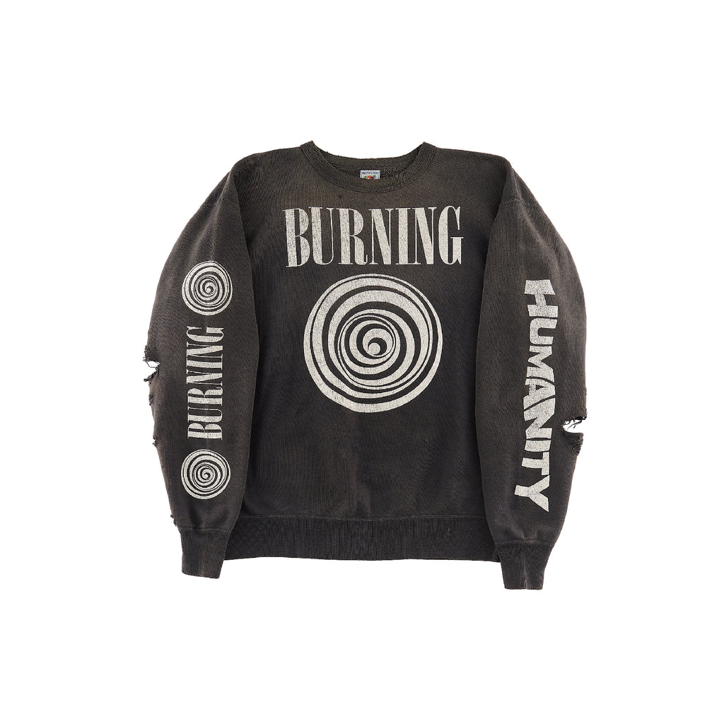 CREW SWEAT / BURNING | ref. / Web Store