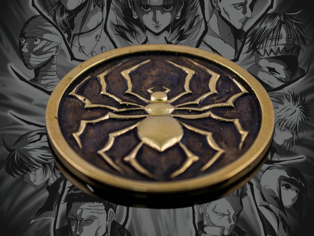 Silver Anime Two-sided Spider Coins - Limited Edition Collectibles