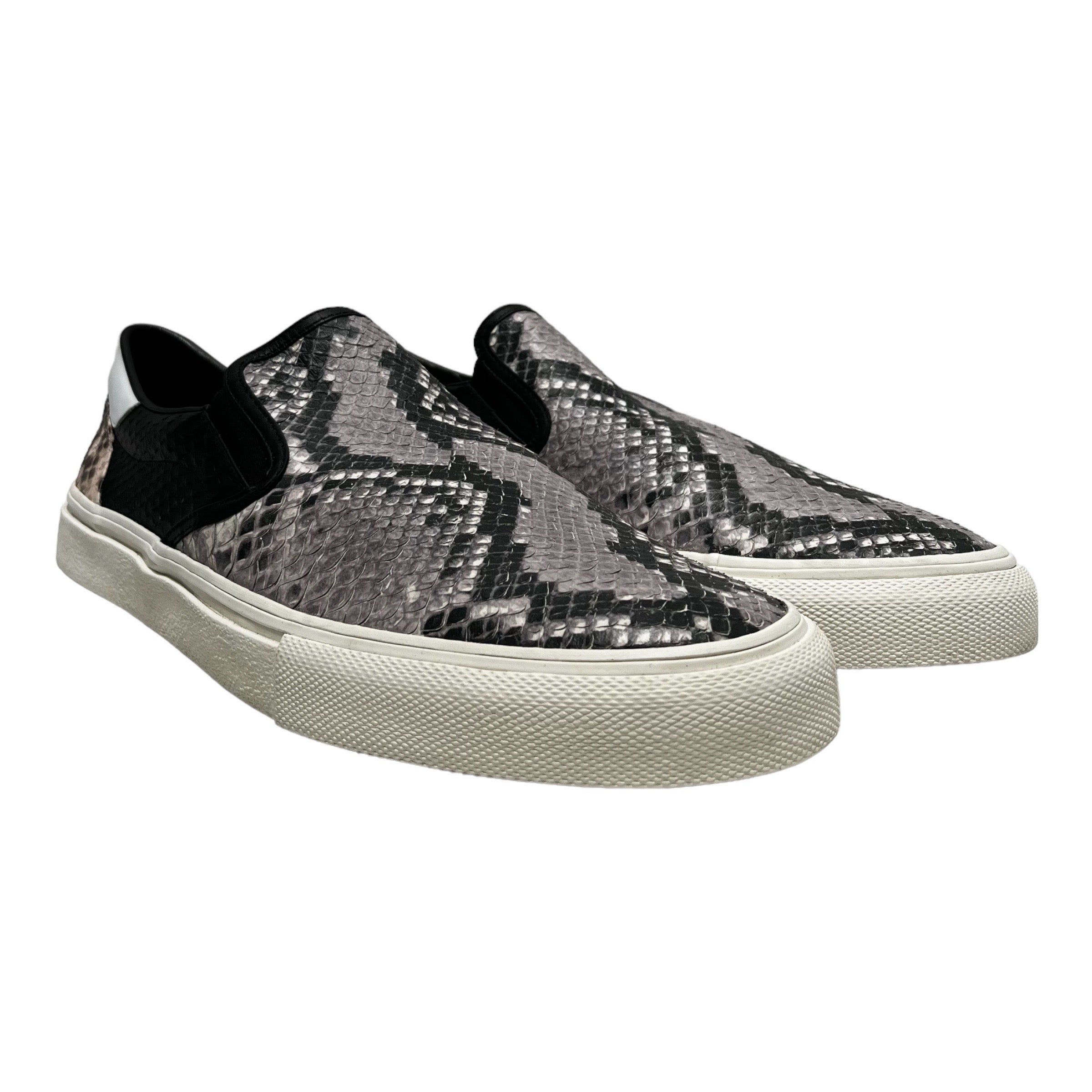 image of AMIRI/Low-Sneakers/EU 46/Animal Pattern/GRY/SNAKESKIN SLIP ON