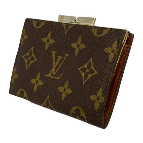 Louis Vuitton Canvas Street Style Plain Leather Folding Wallet