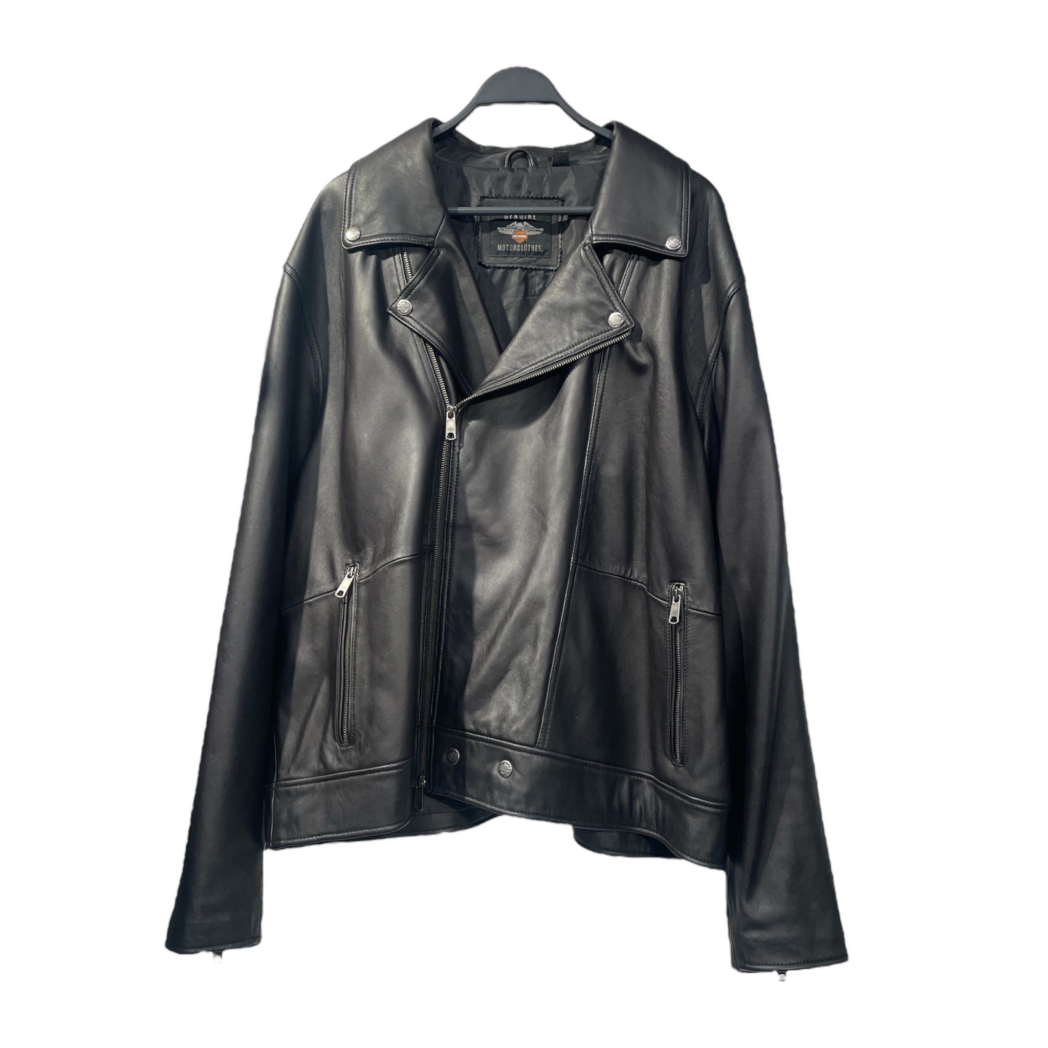 image of HARLEY DAVIDSON/Leather Jkt/XXXL/Leather/BLK/Debossed