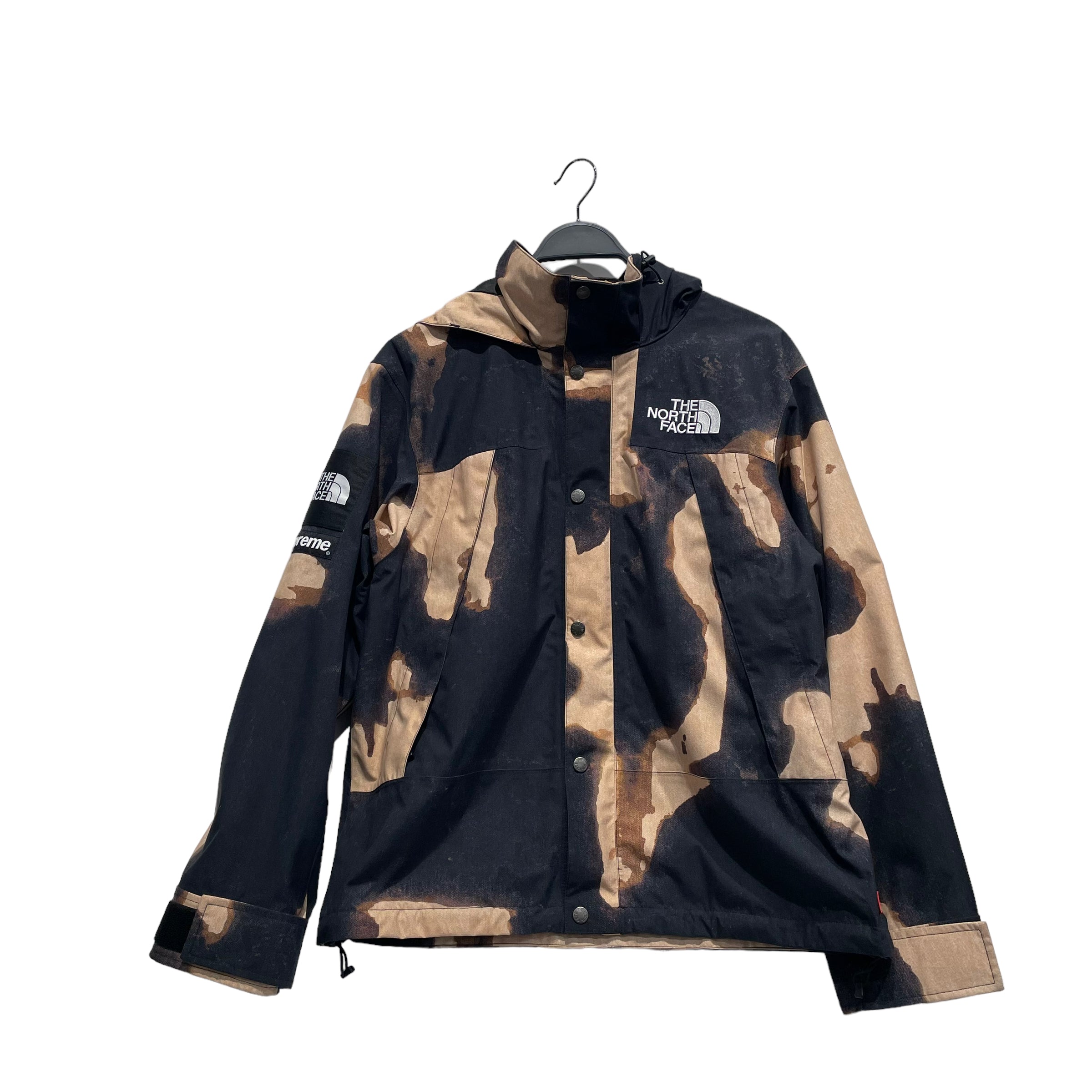 Image of Supreme/Windbreaker/S/Polyester/BLK/All Over Print/BLEACHED DENIM