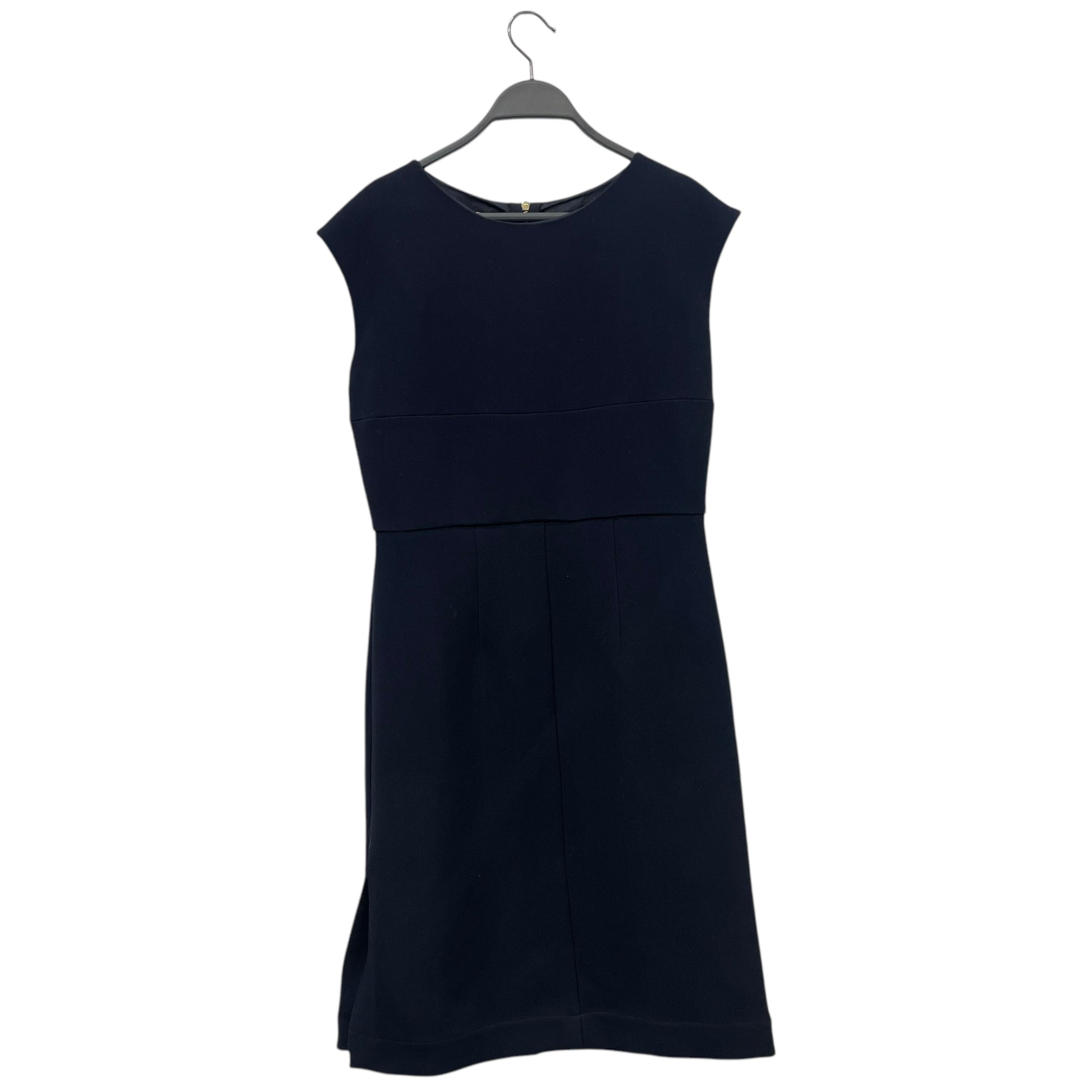 image of MARNI/Dress/42/Wool/NVY/Maxi Length/BACK ZIPPER