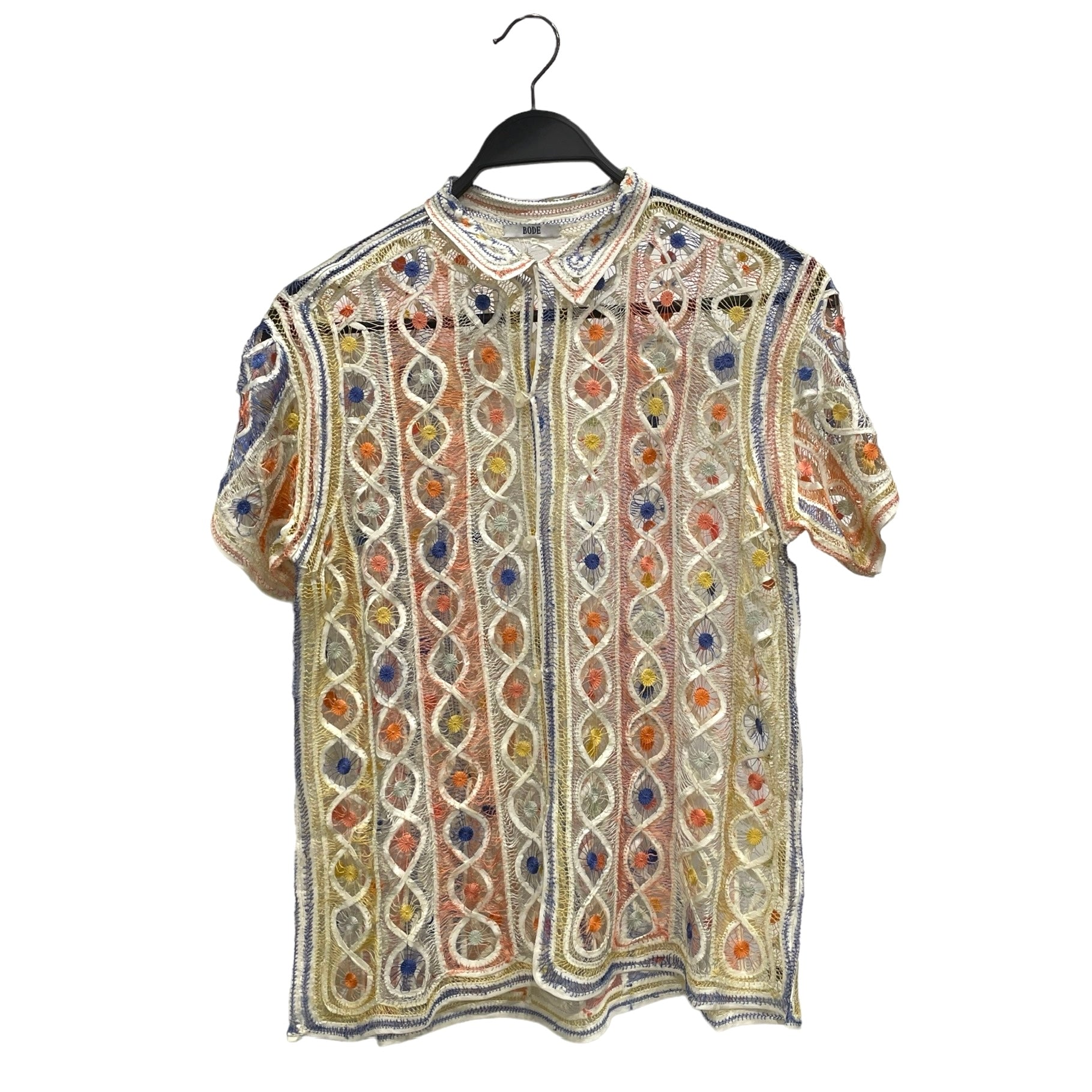 Image of BODE/SS Shirt/M/Cotton/MLT/All Over Print/HANDMADE