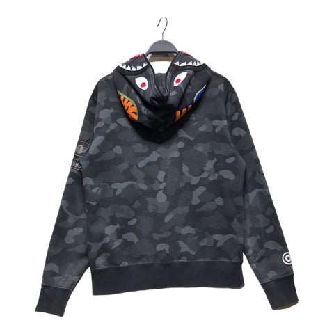 BAPE Shark Cotton Hoodie Street Fashion Camouflage Double Hooded  Jacket,Aape Pink