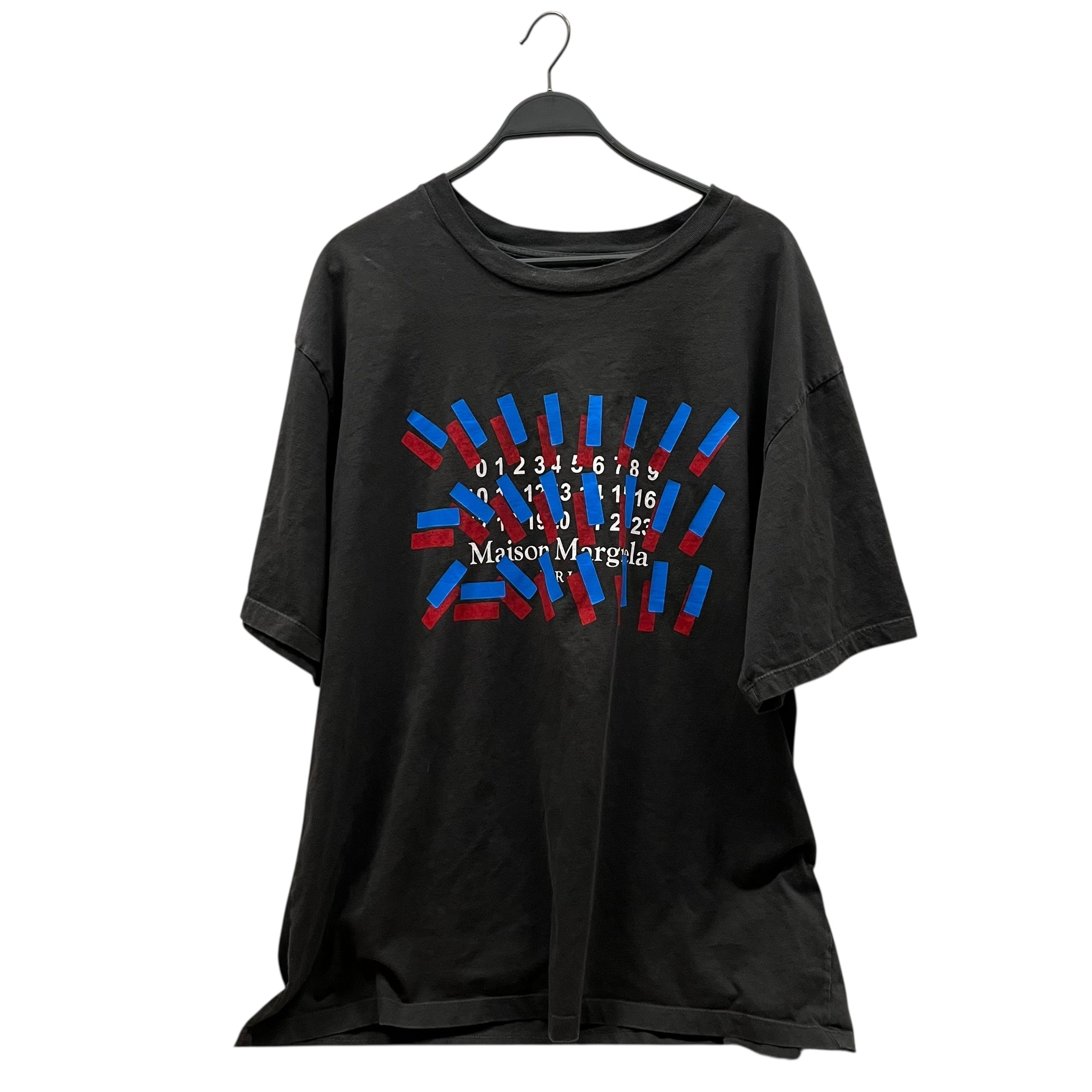 image of Maison Margiela/T-Shirt/54/Cotton/BLK/Tape Logo Tee
