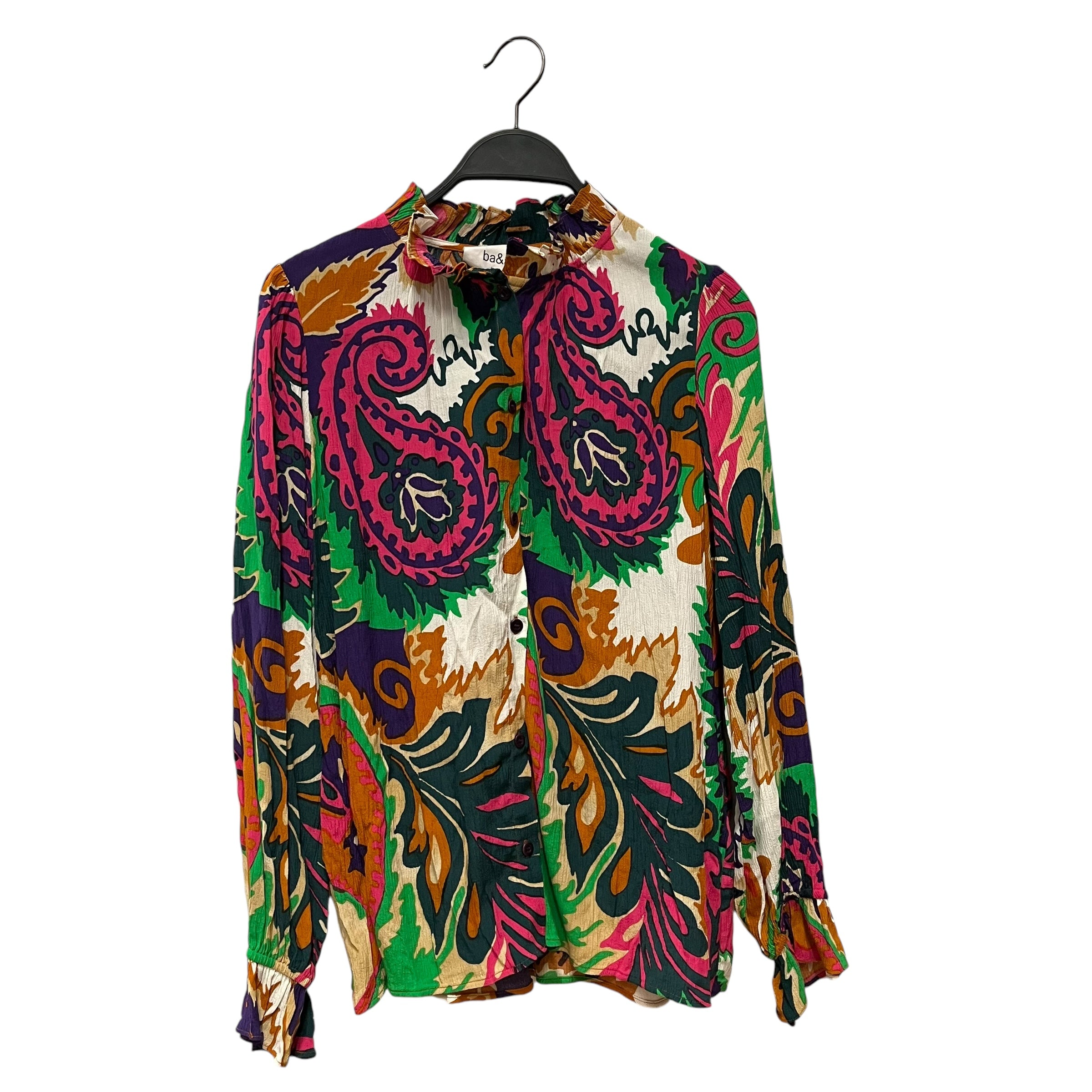 image of BA&SH/LS Blouse/XS/All Over Print/MLT/