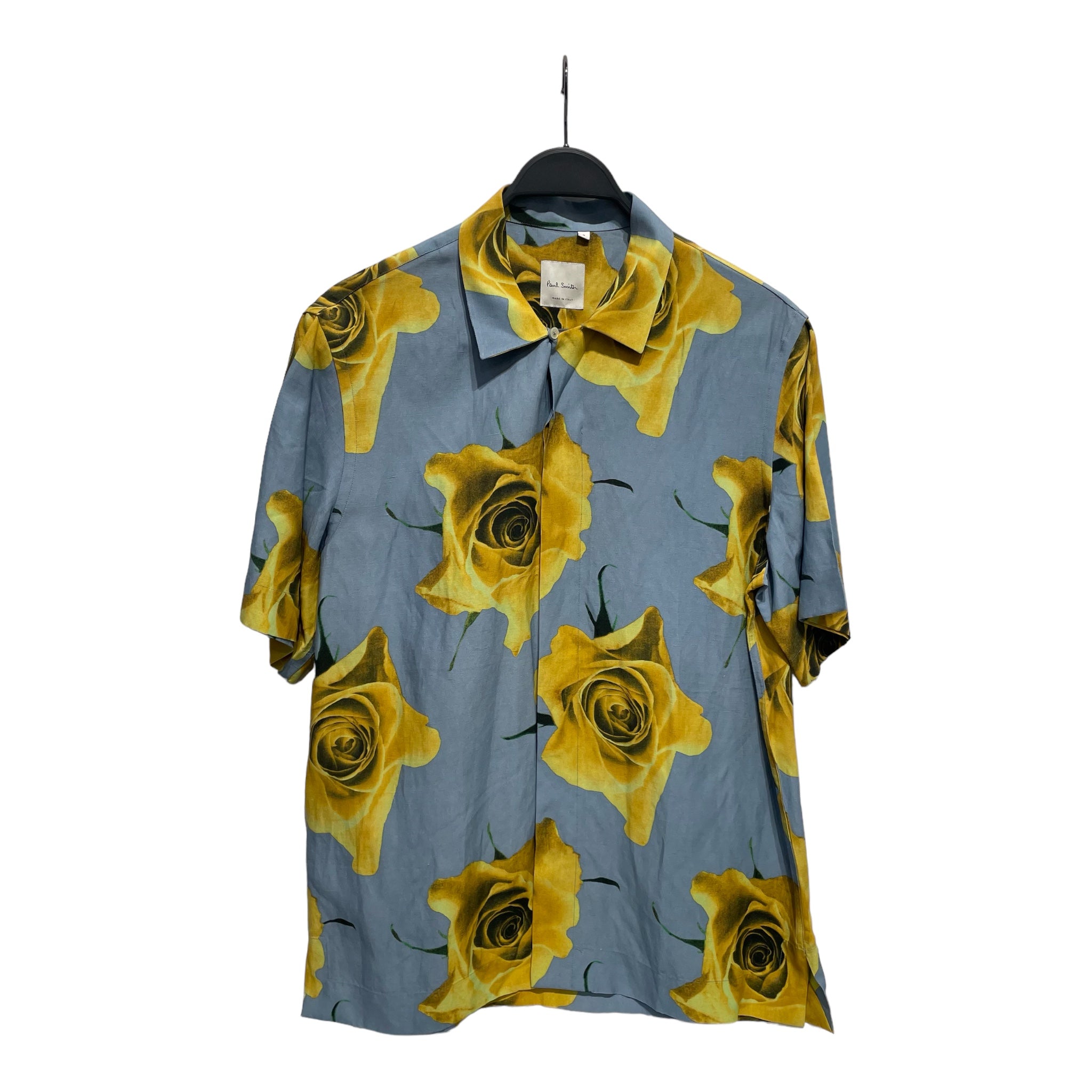 image of Paul Smith///Hawaiian Shirt/M/Linen/BLU//Floral Pattern/M [Designers] Rock/