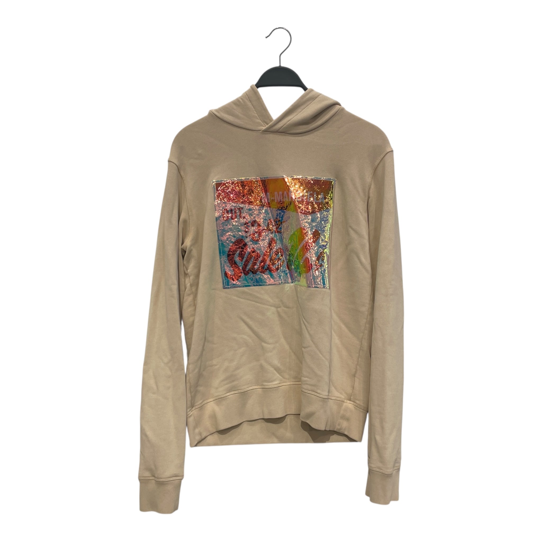 image of Maison Margiela/Hoodie/46/Cotton/CRM/MARGIELA OUT FRONT LOGO
