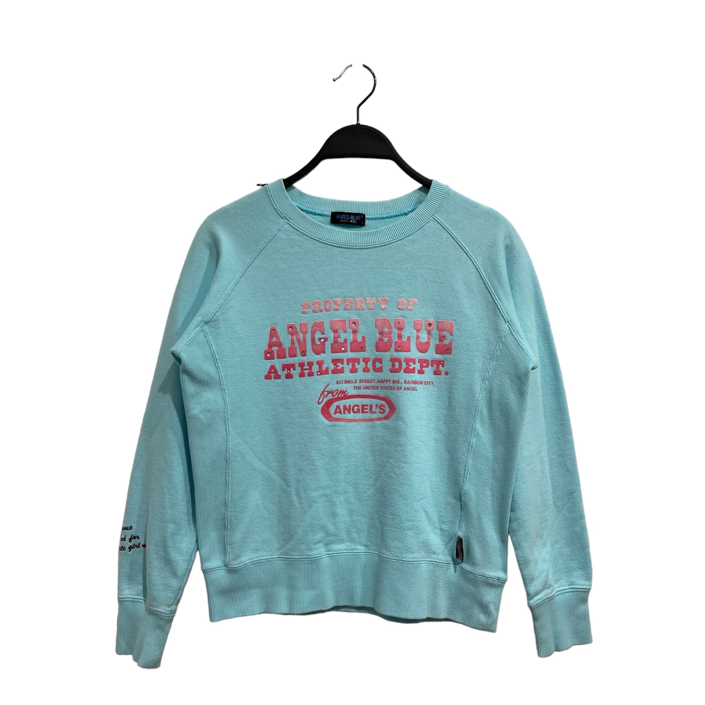 image of Angel Blue/Sweatshirt/L/Cotton/BLU/atlethic dept