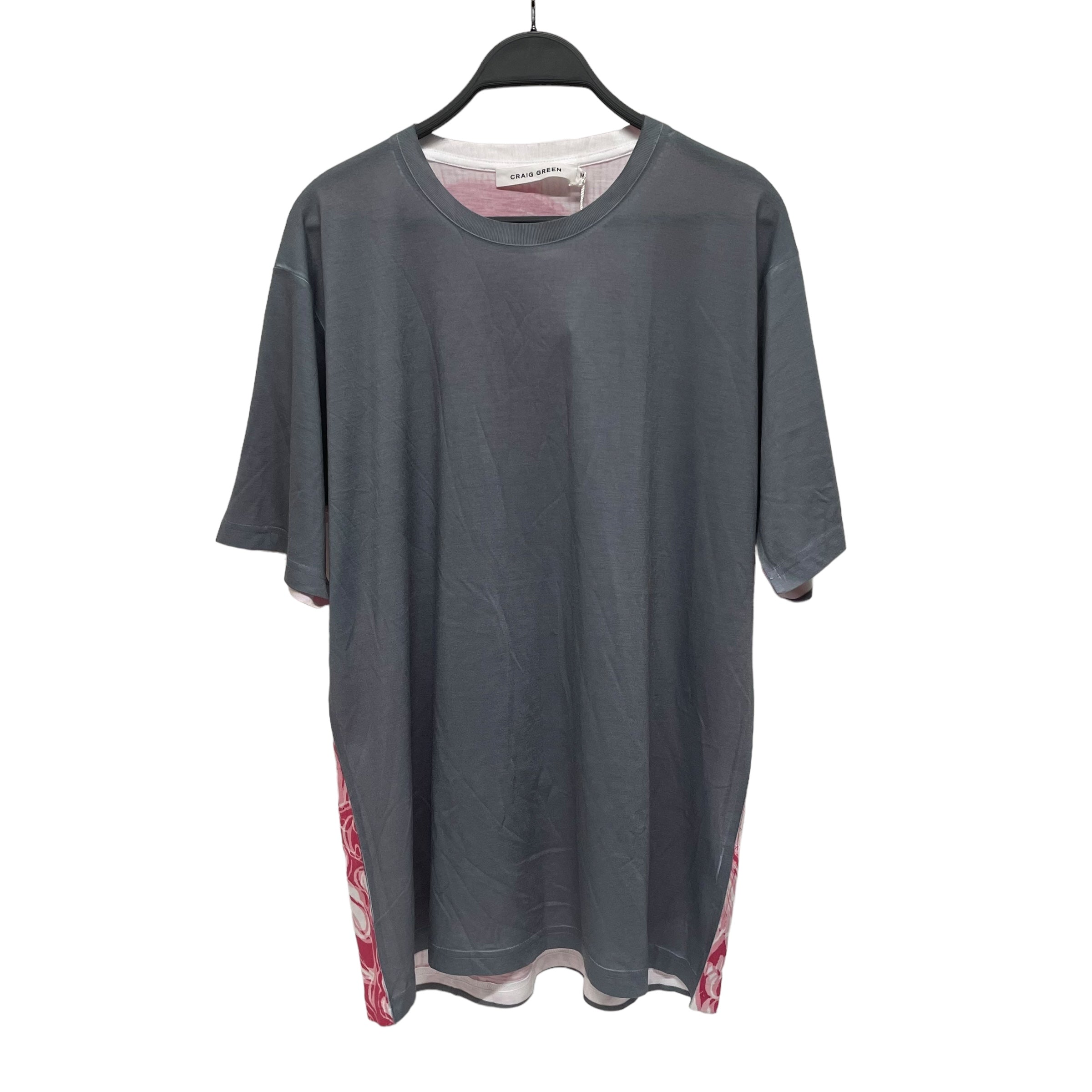 image of CRAIG GREEN/T-Shirt/M/Cotton/GRY/pink on back