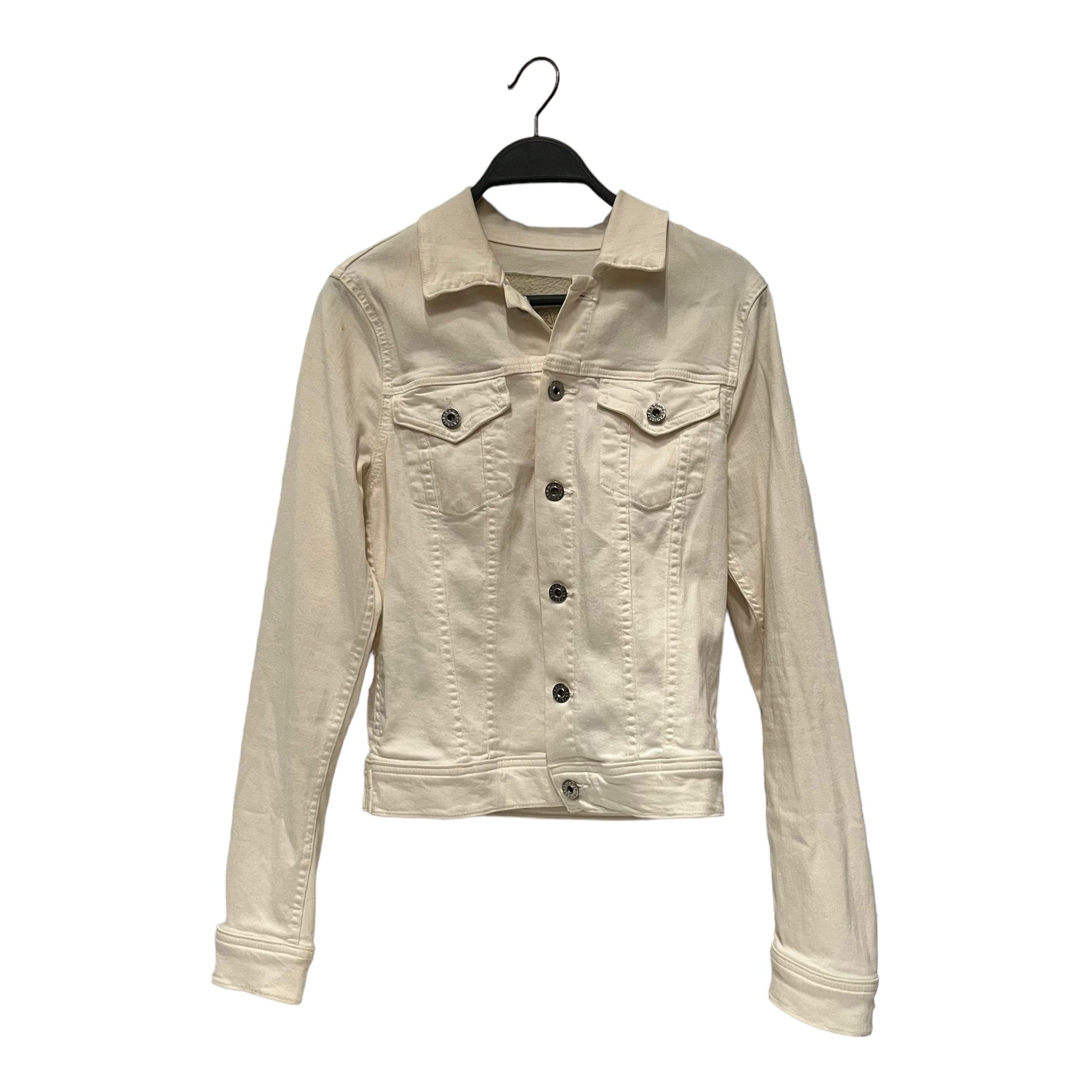 image of AG(Adriano Goldschmied)/Denim Jkt/S/Cotton/WHT/