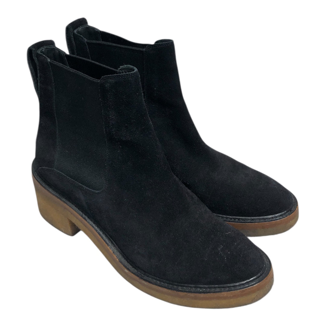 image of DRIES VAN NOTEN/Chelsea Boots/EU 39/Suede/BLK/