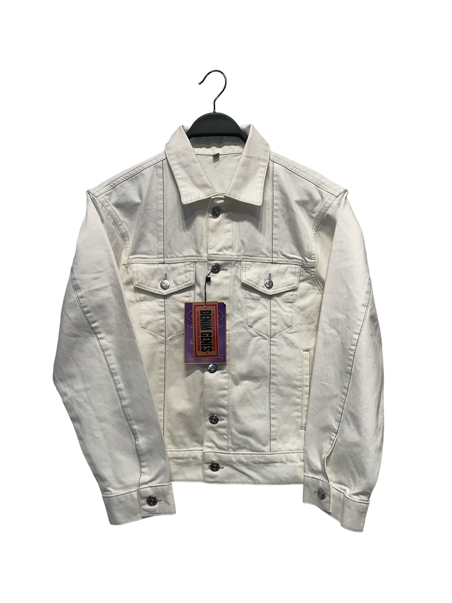 image of Corteiz/Denim Jkt/XS/Denim/WHT/