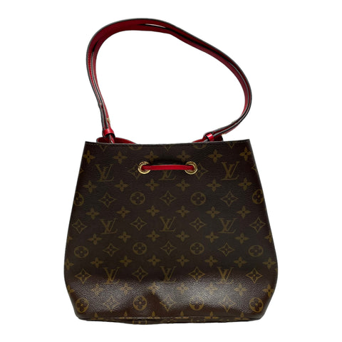 Japan Used Bag] Used Louis Vuitton Otana Pm Monogram Suede Brw/Suede/Brw Bag