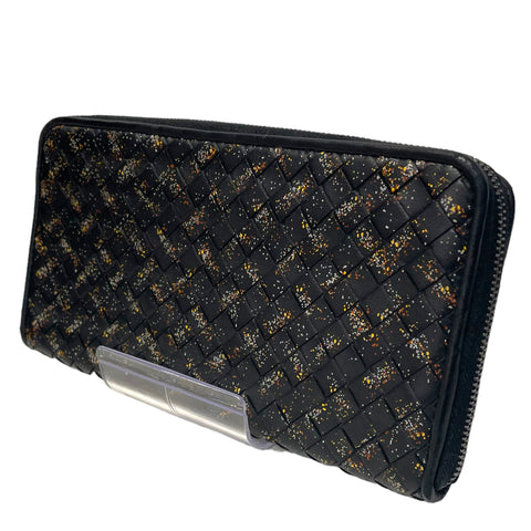 Christian Dior Wallet Authentic Black Leather Long Monogram Street