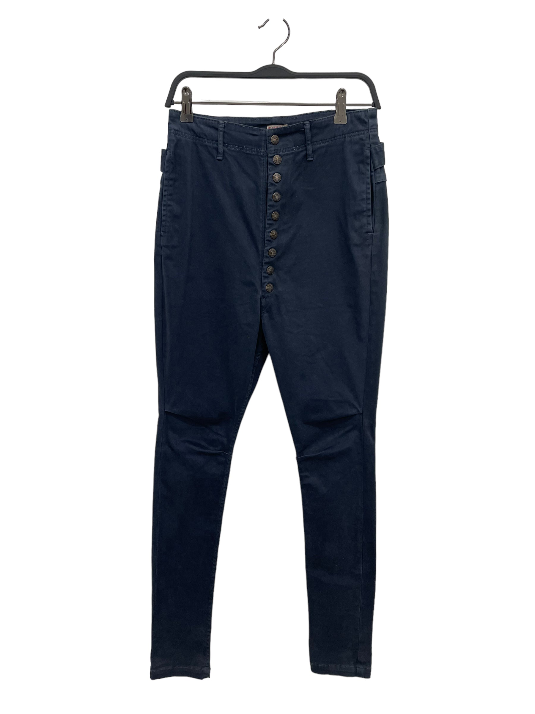 image of KAPITAL //Skinny Pants/S/NVY/Cotton/Plain/