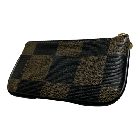 Louis Vuitton, Damier plain canvas wallet, brown checker…