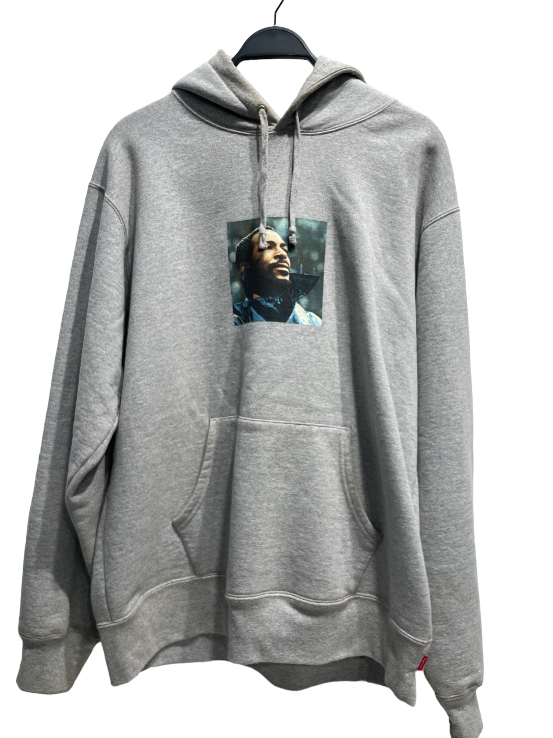 Image of Supreme/Hoodie/XL/Cotton/GRY/MARVIN GAYE