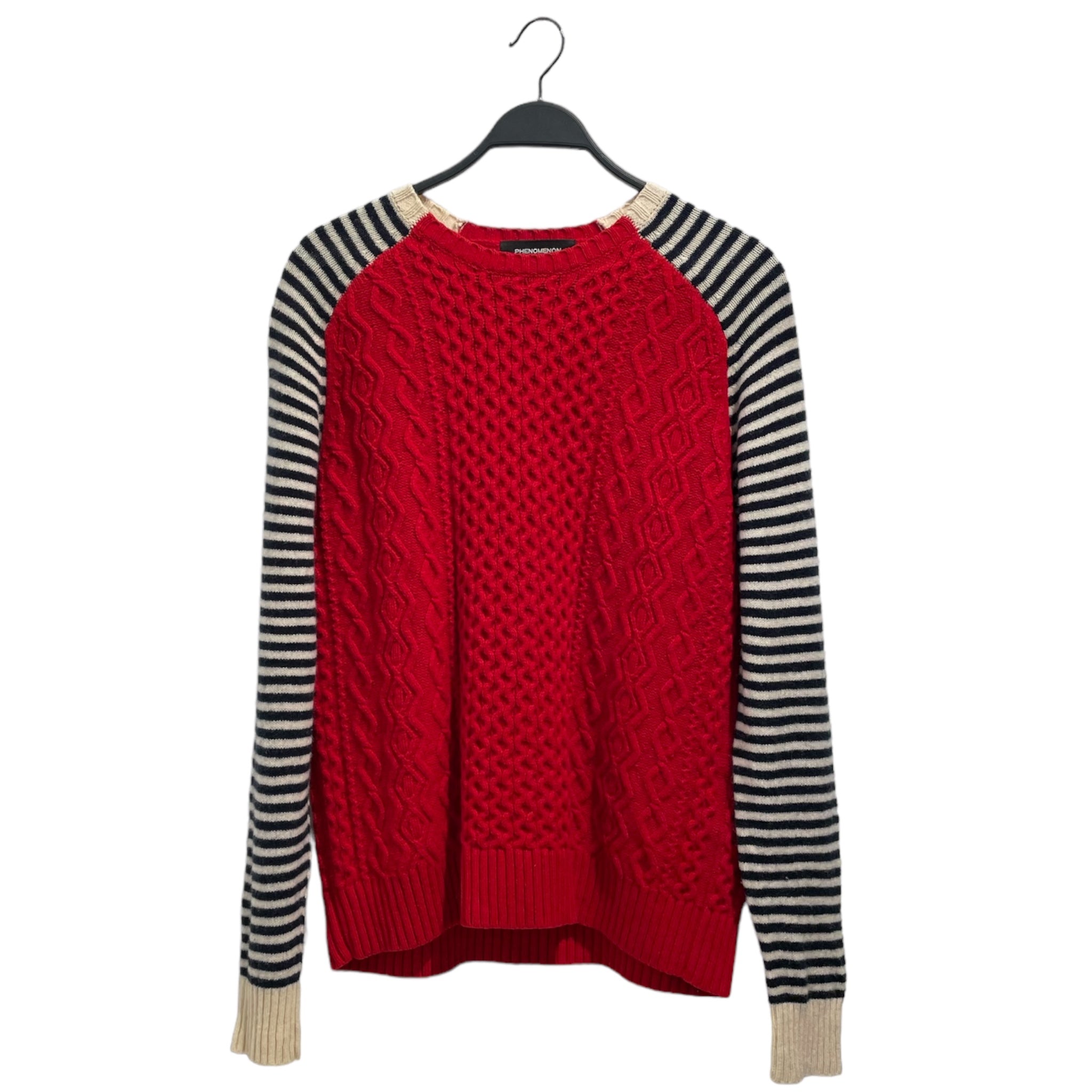 image of PHENOMENON/Sweater/L/Wool/RED/