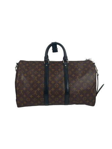 LOUIS VUITTON Monogram Camouflage Keepall 55 Travel Duffle Bag