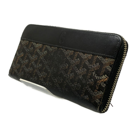 Goyard Chevron Matignon GM Zip Around Wallet