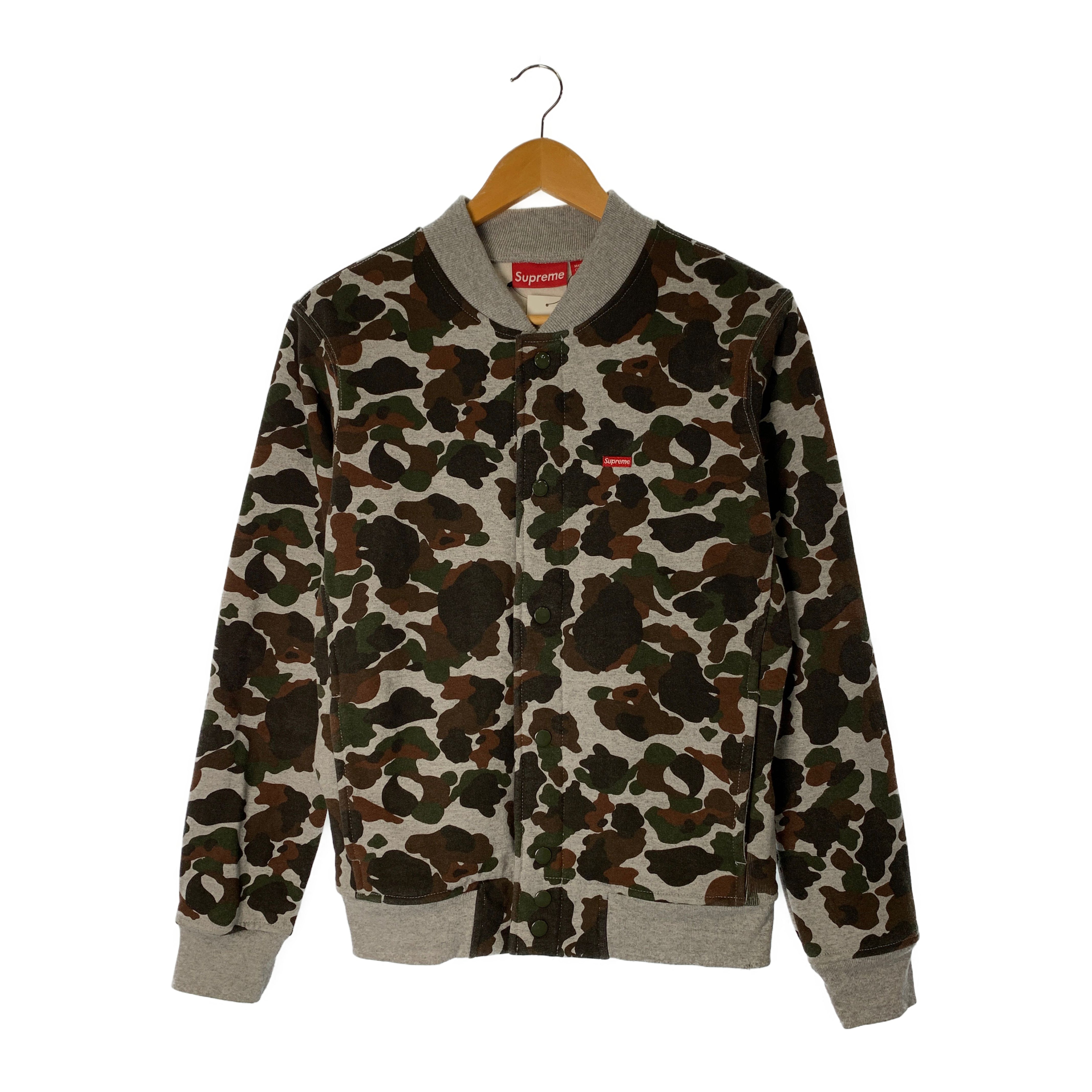 Image of Supreme/Sweatshirt/S/Camouflage/SMALL BOX LOGO SNAP JACKET