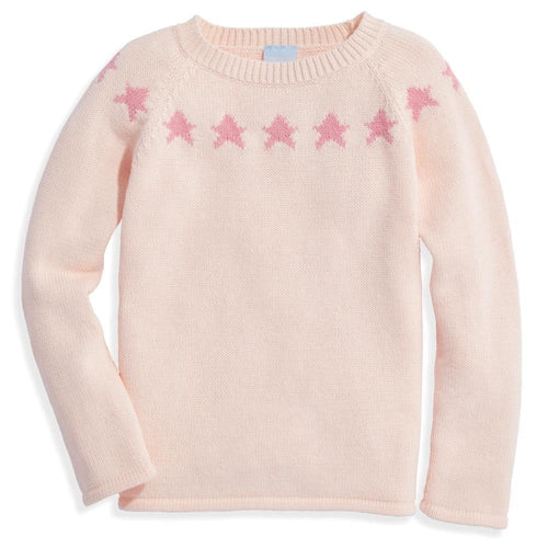 Bella Bliss Pink Star Pullover Sweater