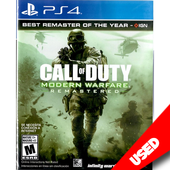 call of duty modern warfare remastered ps4