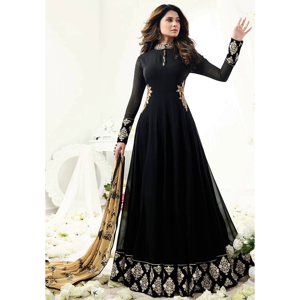 black gown for party