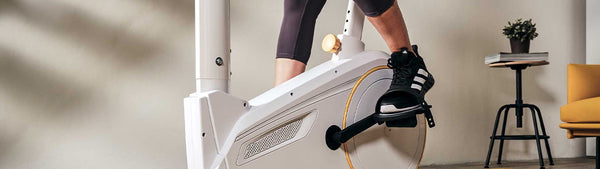 Exercise bike white